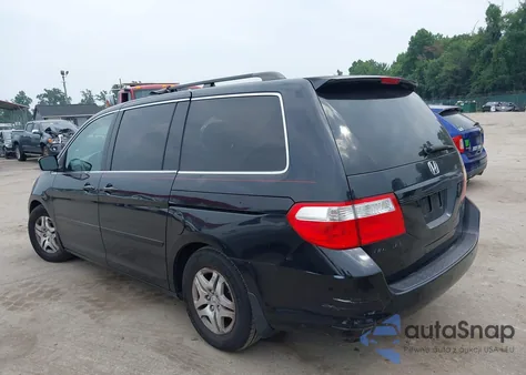 2007 Honda Odyssey Ex-L from USA, damaged, VIN 5FNRL386X7B077673